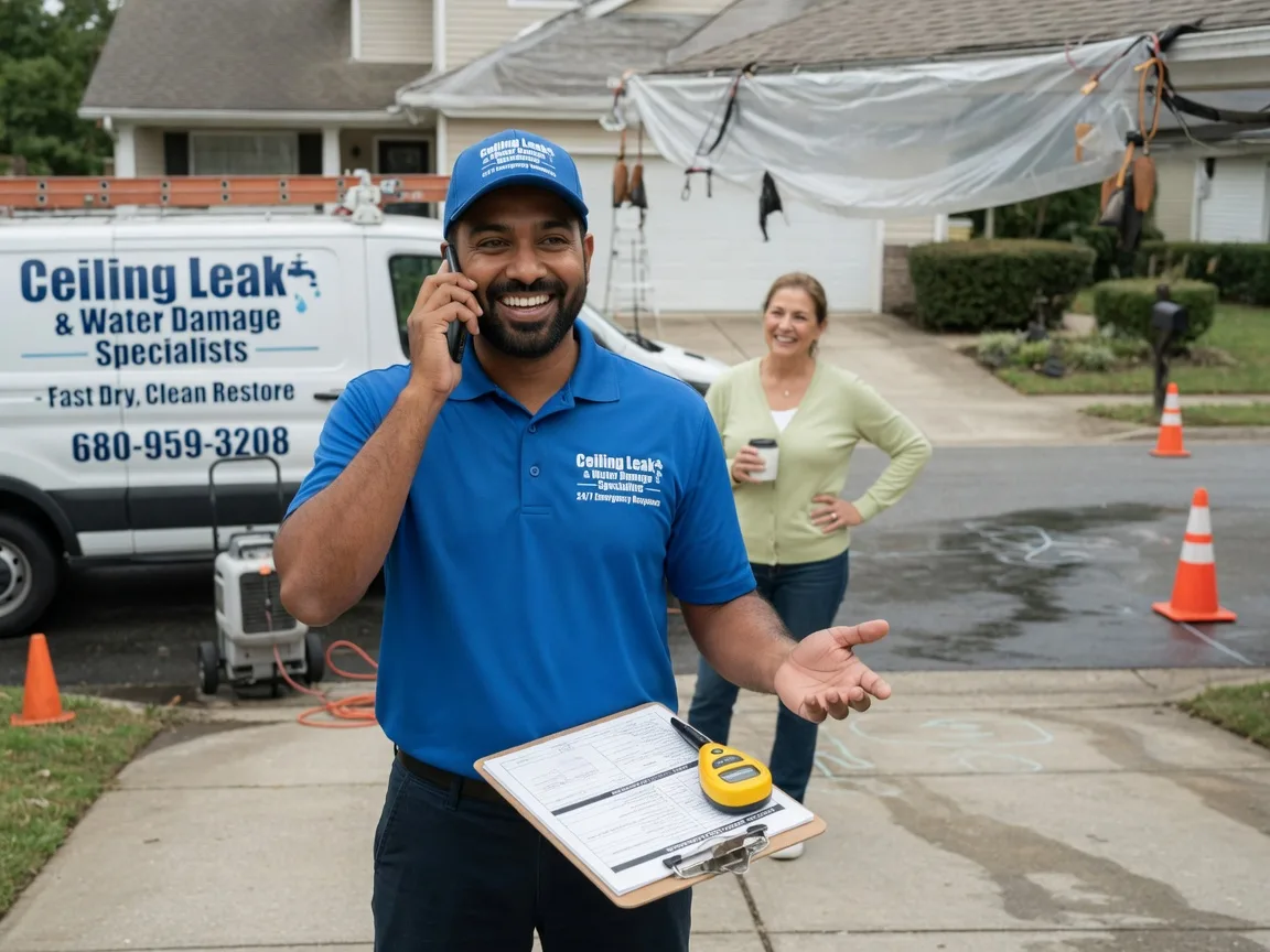 Ceiling Leak Cleanup Clark Mills, NY FAQs